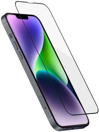 Стекло защитное uBear Extreme Nano Shield Privacy для iPhone 14 Черная рамка (GL145BL03ANP61-I22)