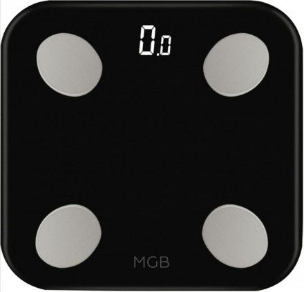 Умные весы MGB Body fat scale Glass Edition Black
