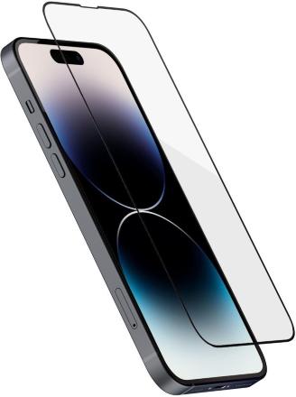 Стекло защитное uBear Extreme Nano Shield для iPhone 14 Pro с аппликатором Easy App Черная рамка (GL150BL03ANE61P)